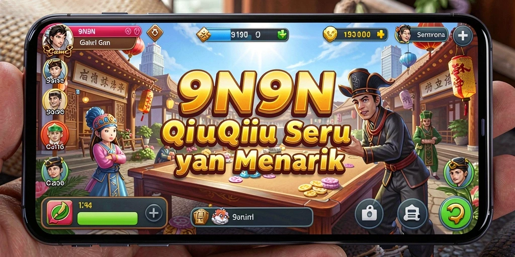 Tampilan gameplay QiuQiu yang menarik di 9N9N.