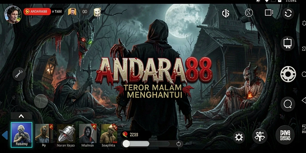 Menampilkan gameplay menegangkan di dunia kelam ANDARA88.