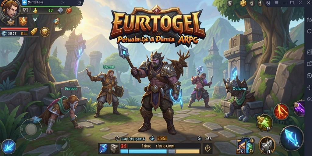 Tampilan gameplay epik dari EUROTOGEL yang memikat.