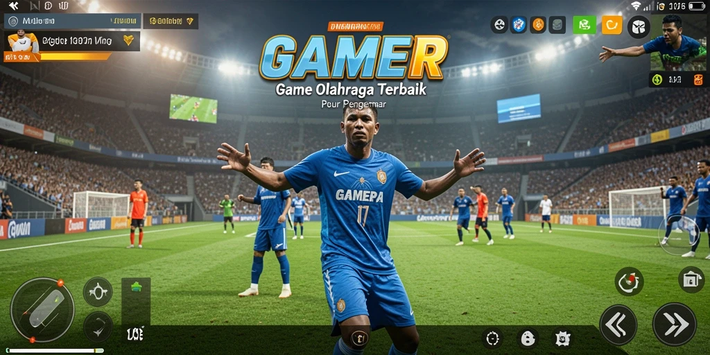 Screenshot menunjukkan gameplay dinamis dan grafis menakjubkan GAMERP.