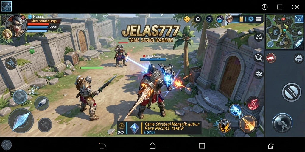 Tampilan gameplay menarik dari JELAS777 yang penuh strategi.