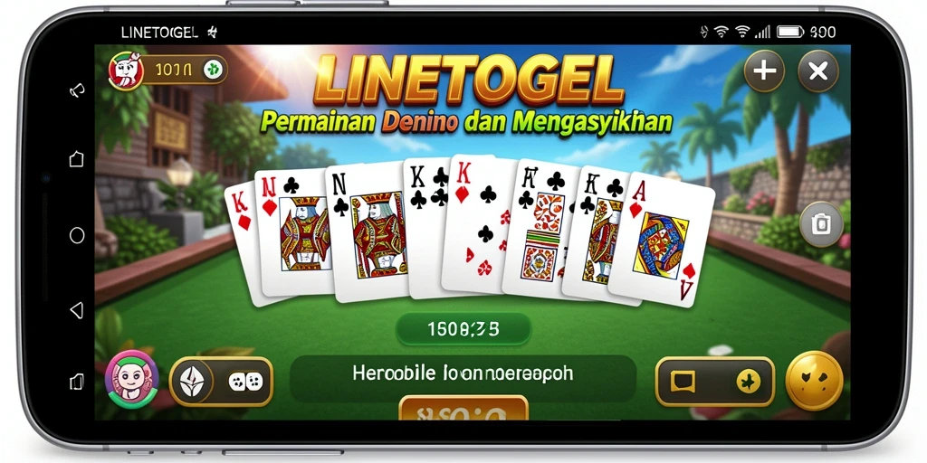 Tampilan gameplay seru Domino di LINETOGEL.