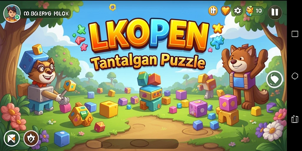 Tampilan gameplay menantang dari LKOPEN yang memikat.