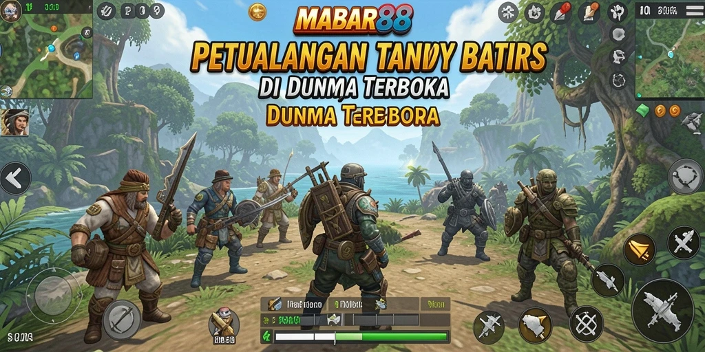 Screenshot MABAR88 menampilkan aksi eksplorasi dunia yang luas dan interaktif.