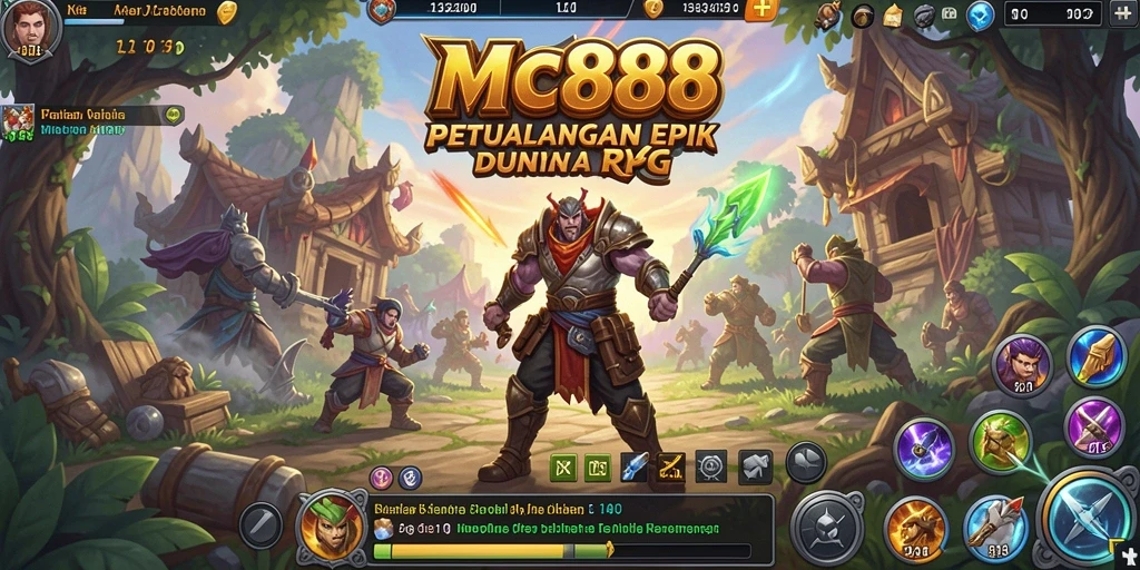 Gameplay RPG yang mendebarkan dengan petualangan dan strategi.