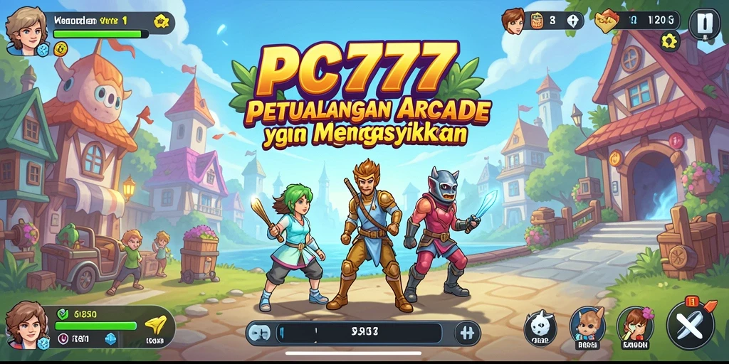 Tangkapan layar menunjukkan aksi gameplay seru dalam PC777.