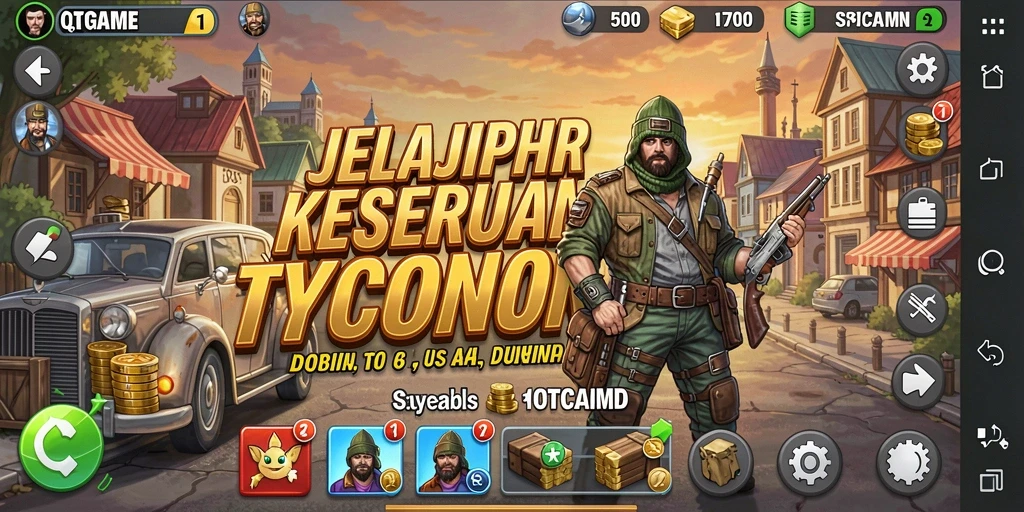 Tampilan menarik dari gameplay QTGAME yang strategi dan penuh tantangan.