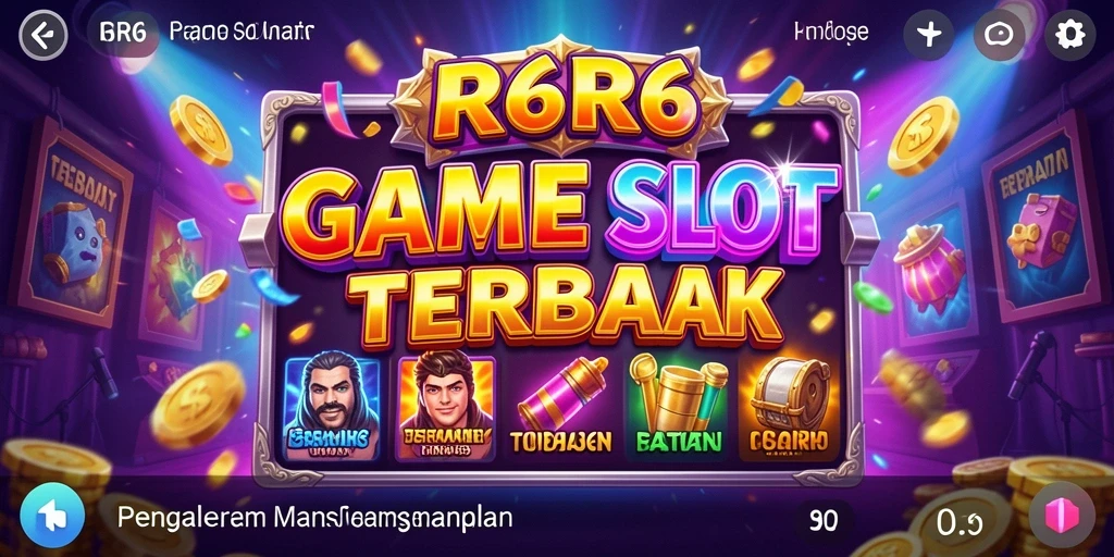 Tampilan menarik dengan grafis slot R6R6 yang memukau.