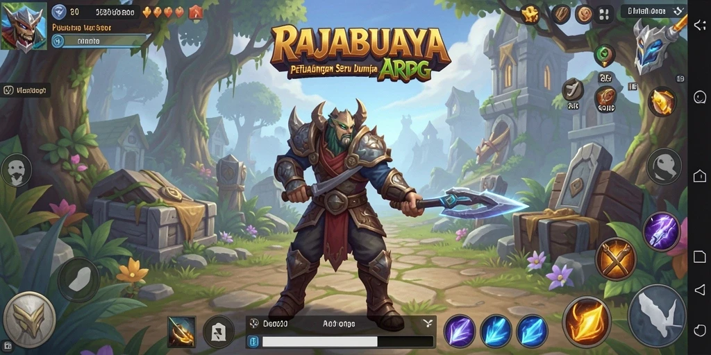 Tampilan gameplay seru dari game ARPG RAJABUAYA.