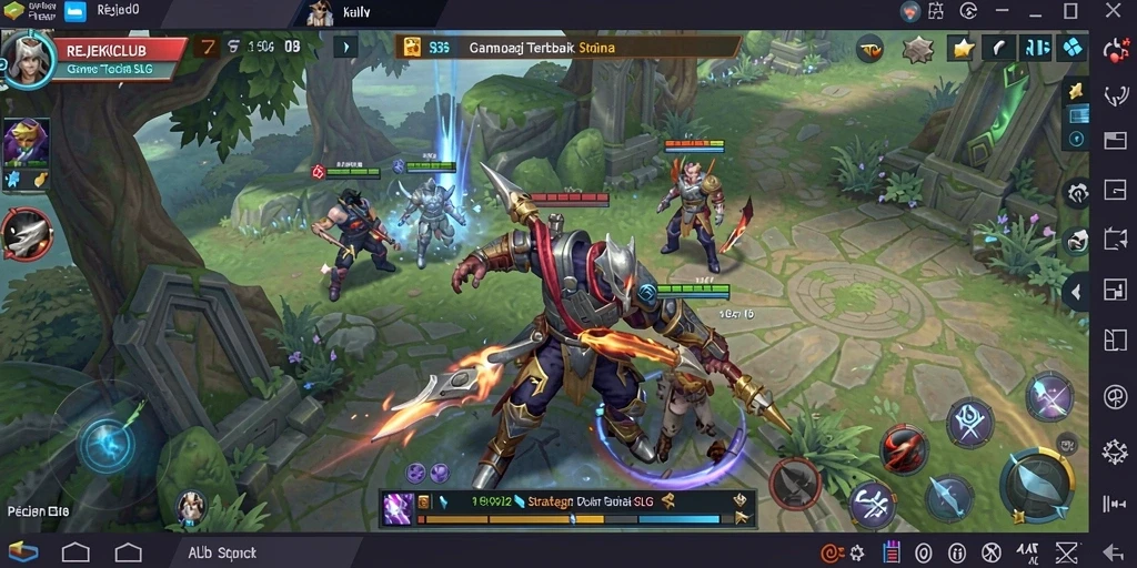 Tampilkan gameplay strategis yang seru dalam REJEKICLUB.