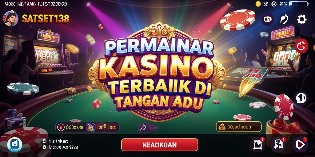 Screenshot dari gameplay Kasino yang seru dan mengasyikkan.