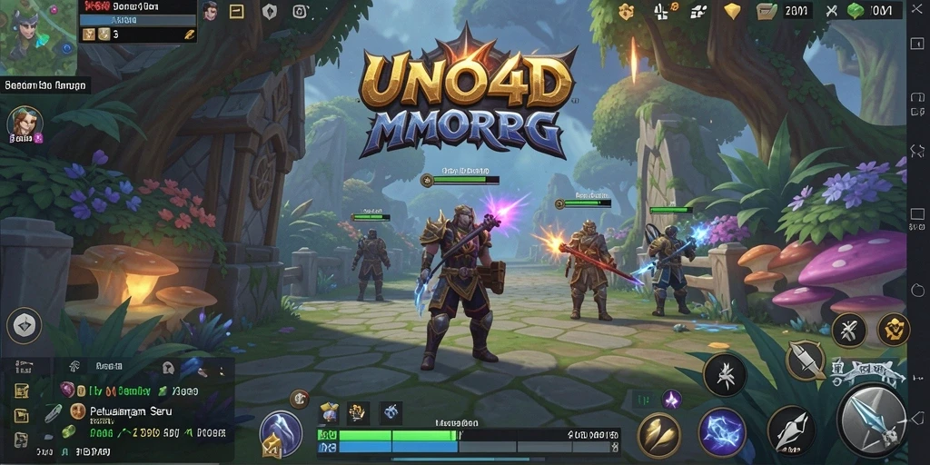 Tampak visual menakjubkan dari gameplay MMORPG UNO4D.
